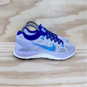 Nike - Lunar Glide 5 - Running Shoes - Blue/Purple - Women's - 7.5 - 599395-545